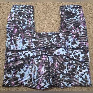Lululemon athletica Top Speed Crop Luxtreme Floral Sport Leggings Size 4
